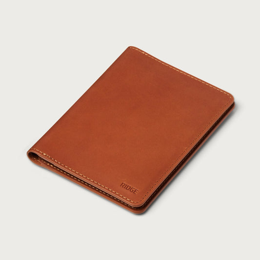 Passport Wallet - Tobacco Brown Leather