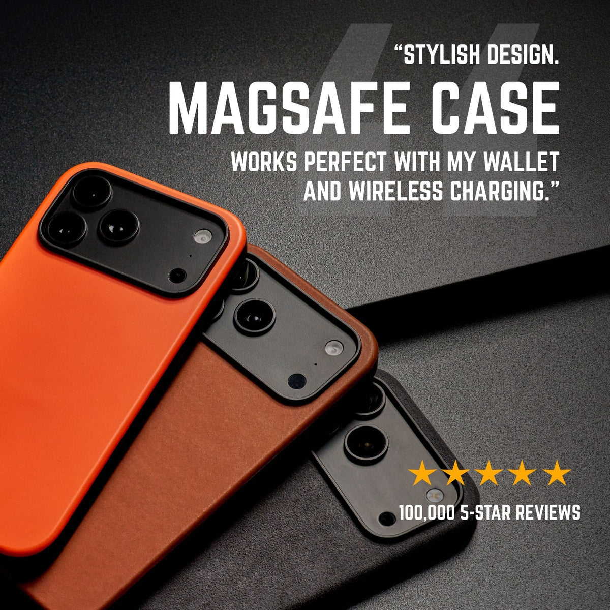 Ridge Phone Case - iPhone 18 Pro Max - Tobacco Brown Leather
