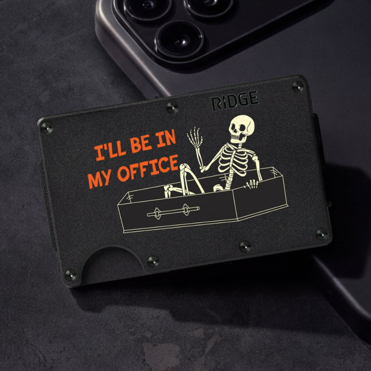 Ridge Wallet - Graveyard Shift - Matte Black
