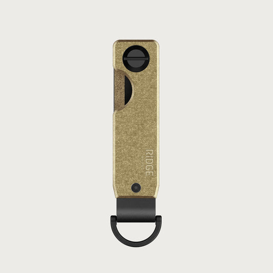 Ridge KeyCase - Brass