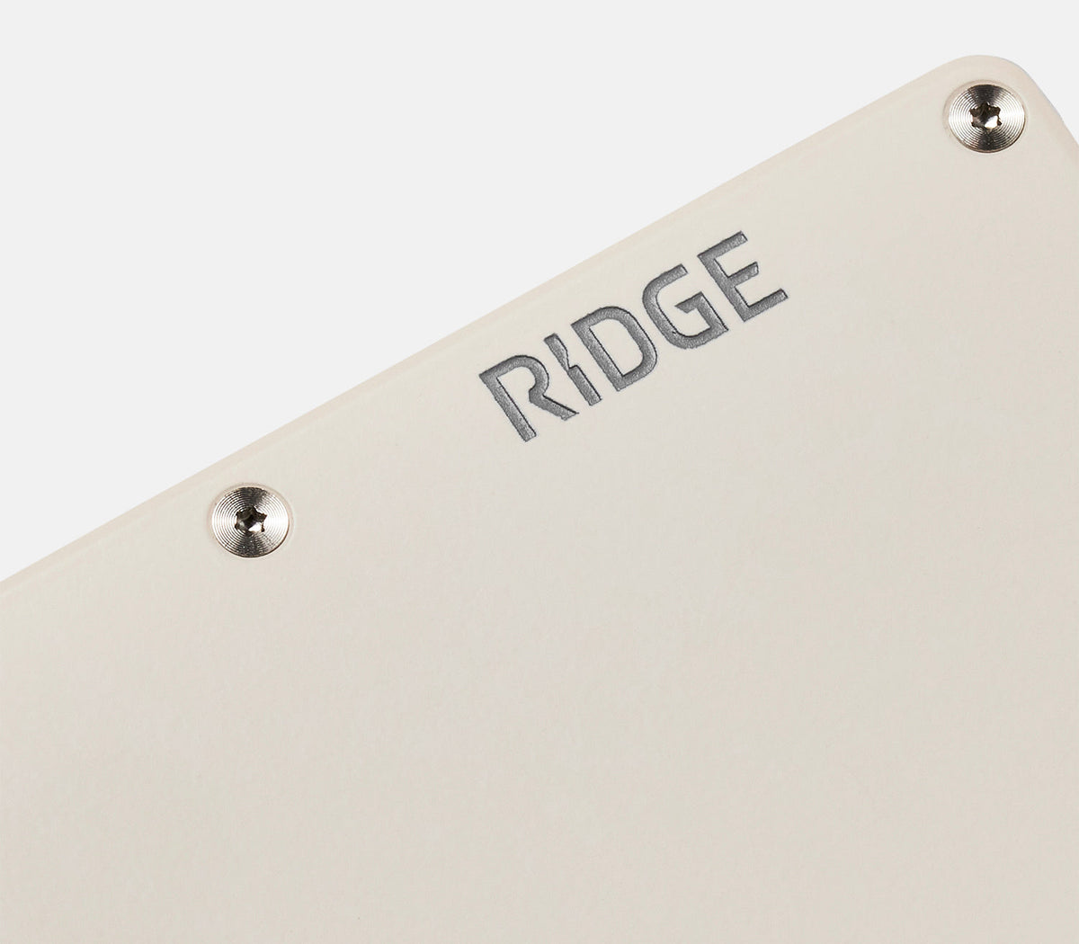 Ridge Wallet - Monaco White