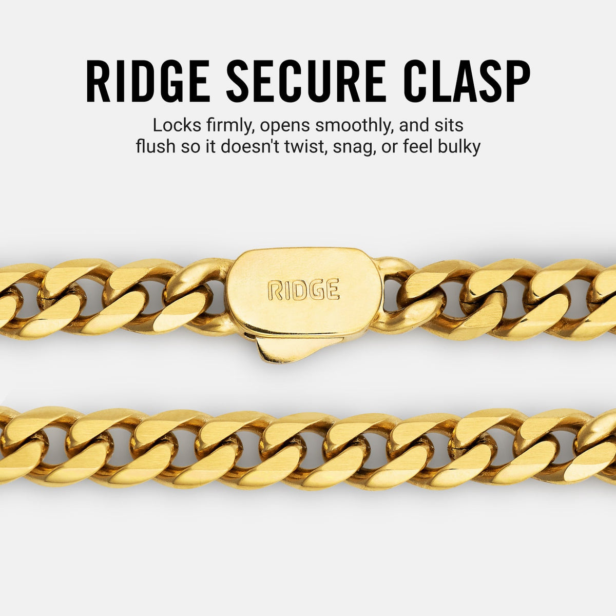 5mm Curb Chain - 18K Gold - 20"