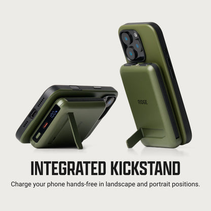 Ridge Power Bank - 10k mAh Bundle - Matte Olive - 2-Pack
