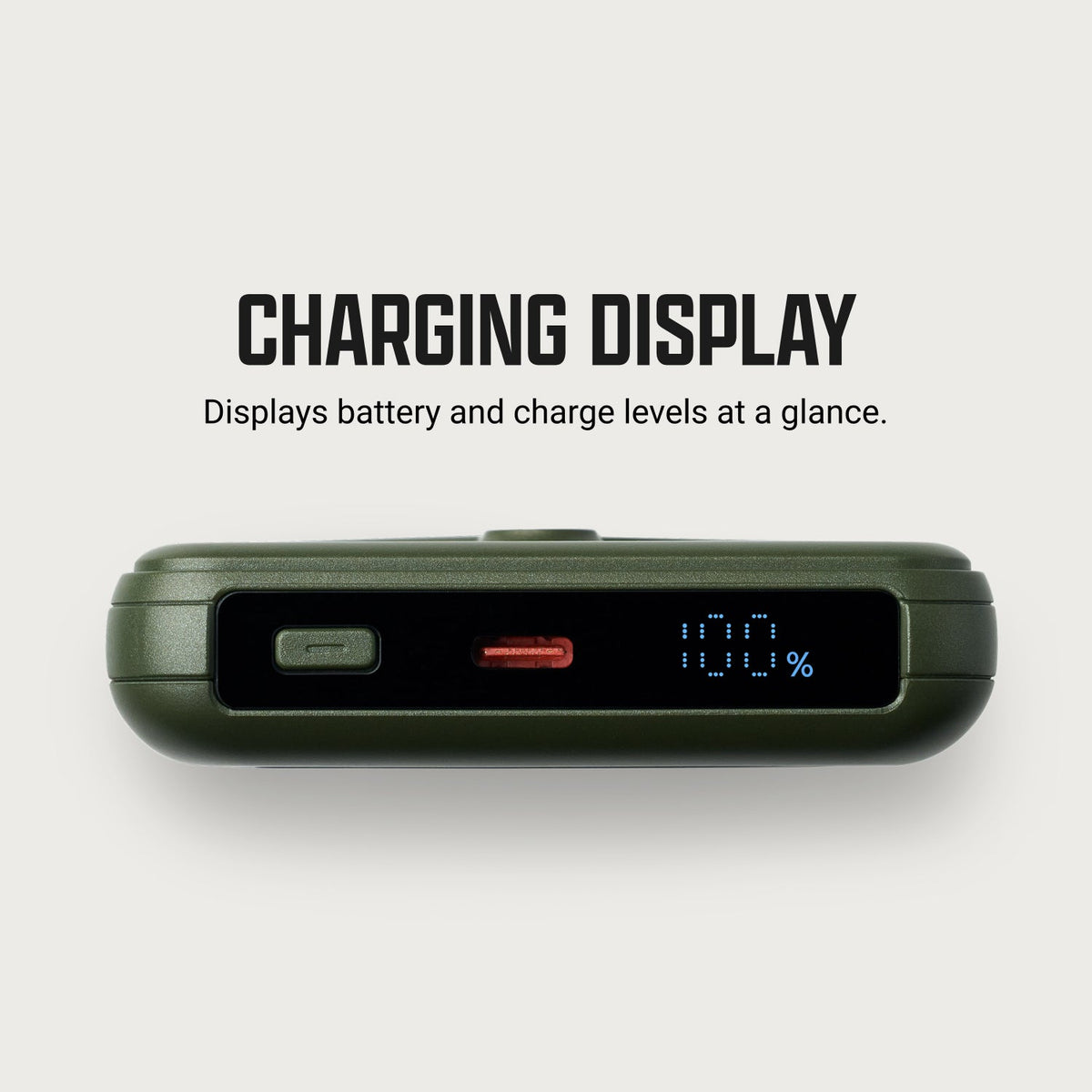 Ridge Power Bank - 10k mAh Bundle - Matte Olive - 3-Pack