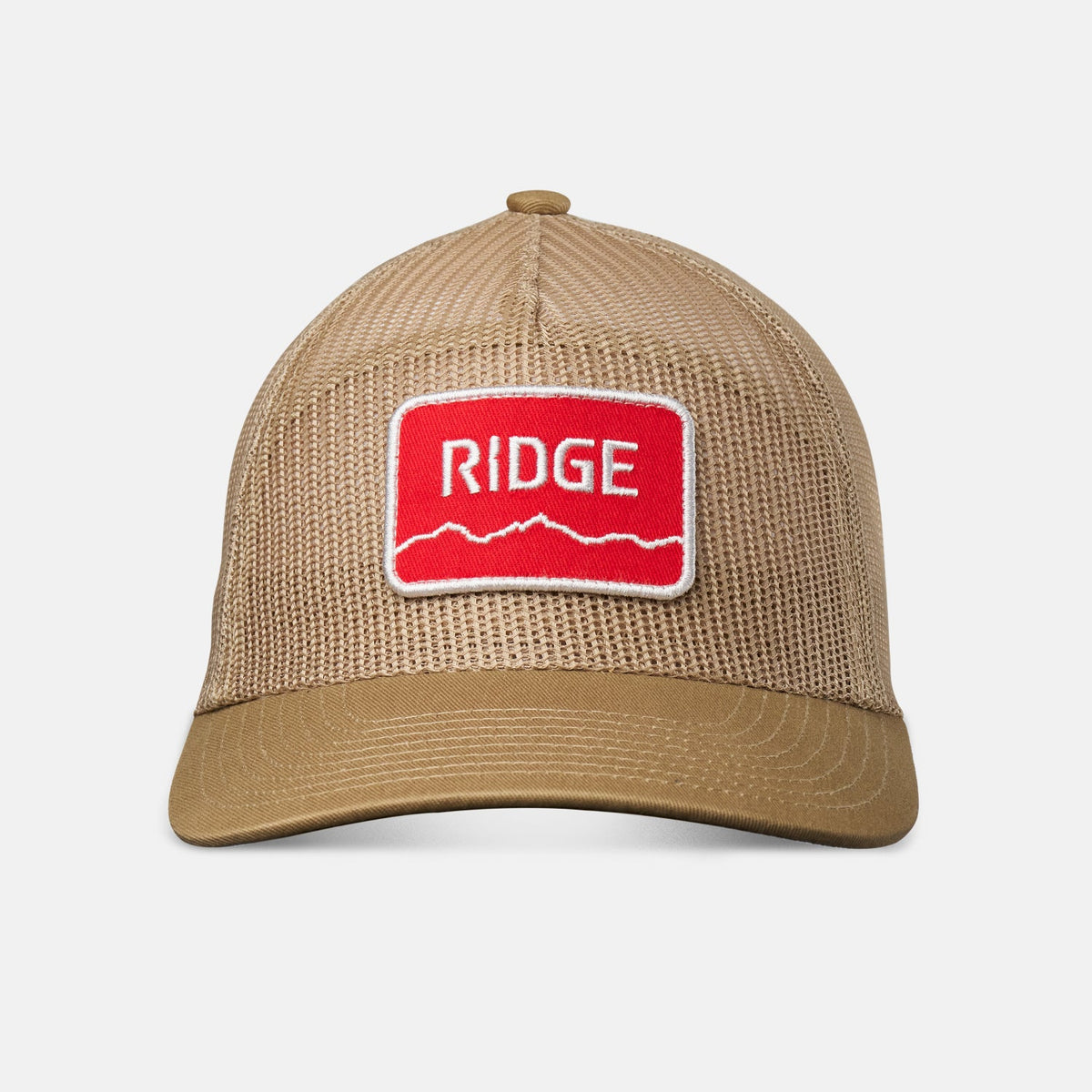 Ridge Mesh Snapback - Tan