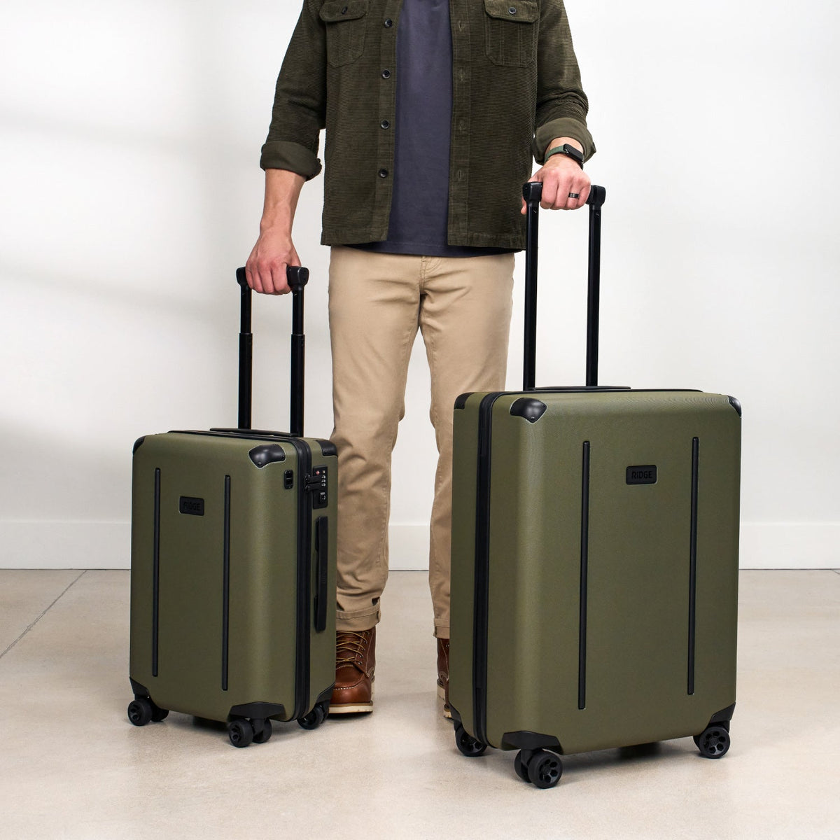 Ridge Carry-On Matte Olive (New) 07