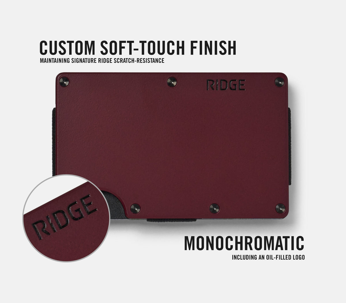 Ridge Wallet - Oxblood