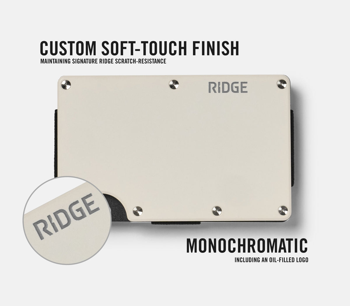 Ridge Wallet - Monaco White