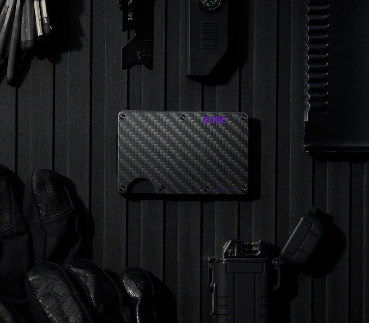Ridge Wallet - Alaska Twilight Carbon 006