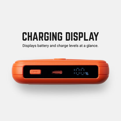Ridge Everyday Charging Kit - iPhone 18 Pro - Basecamp Orange — power bank infographic 5