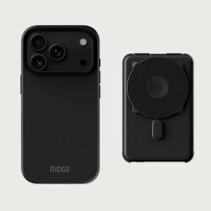 Ridge Everyday Charging Kit - iPhone 18 Pro - Matte Black