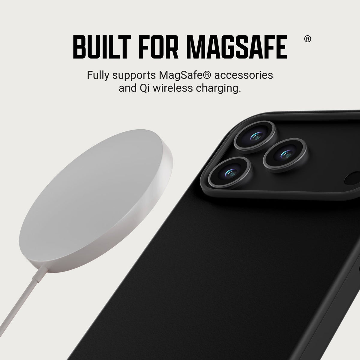 Ridge Everyday Charging Kit - iPhone 18 Pro - Matte Black — case infographic 1