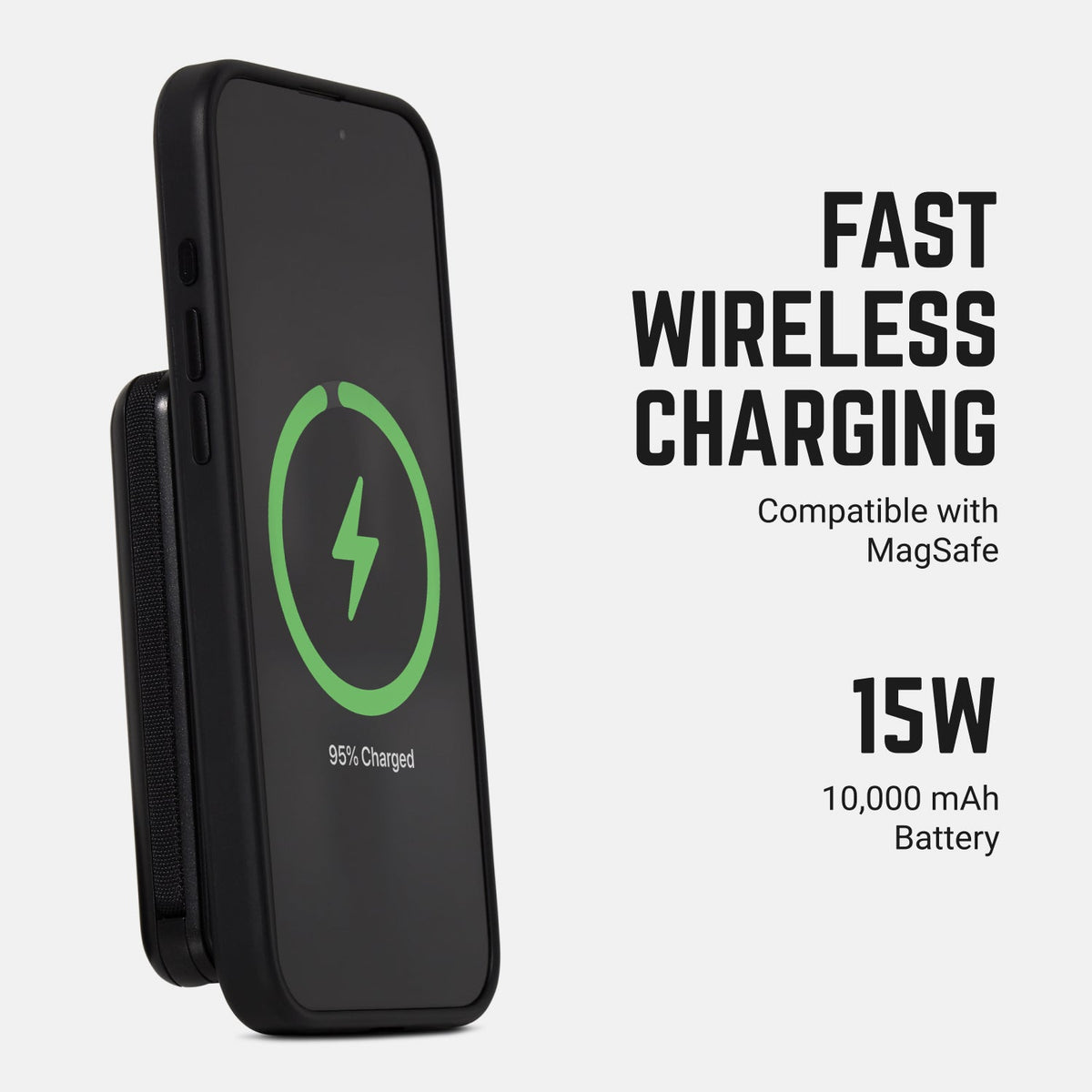 Ridge Everyday Charging Kit - iPhone 18 Pro - Matte Black — power bank infographic 1