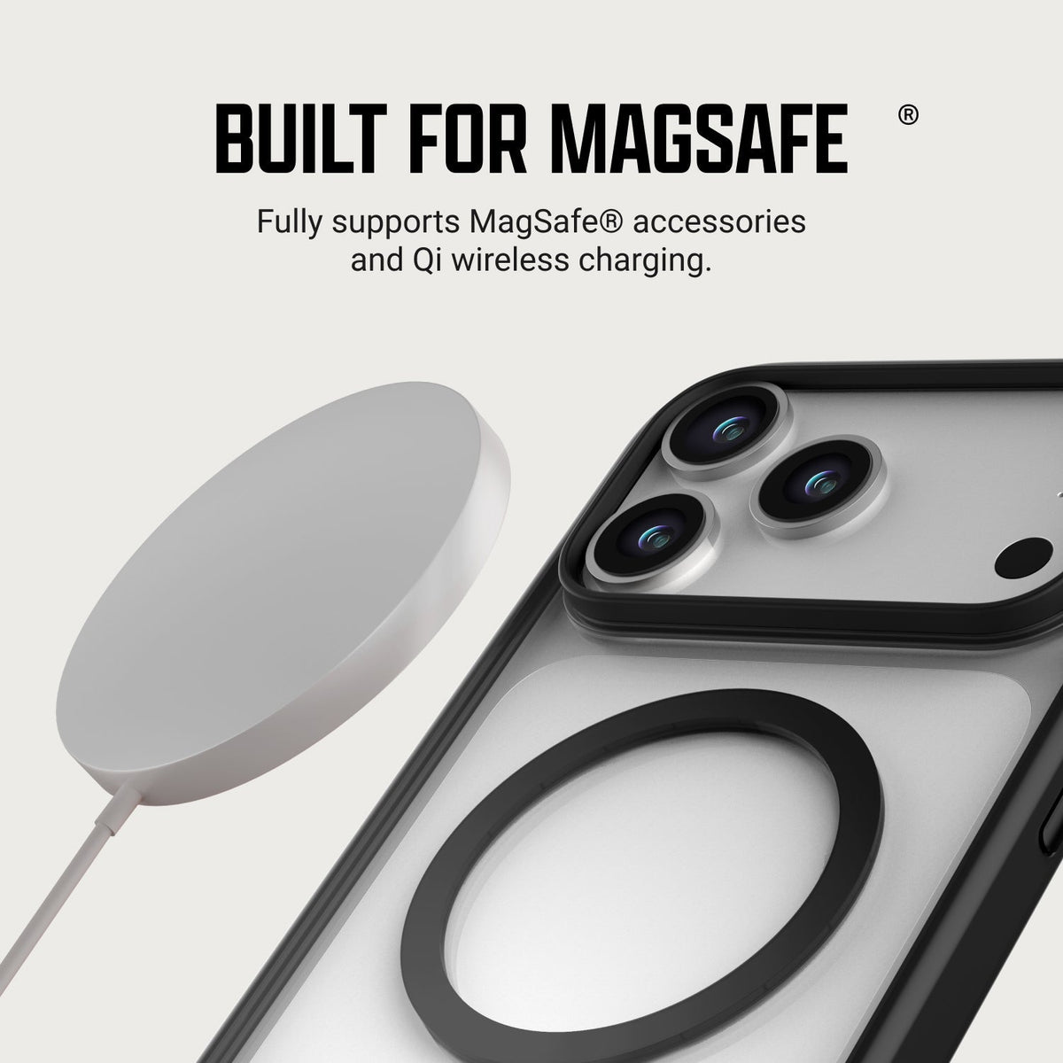 Ridge Everyday Charging Kit - iPhone 18 Pro - Phantom — case infographic 1