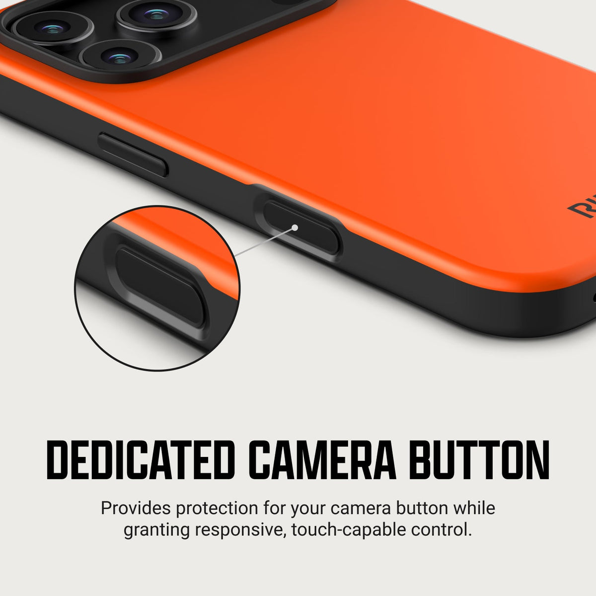 Ridge Phone Case - iPhone 18 Pro Max - Basecamp Orange