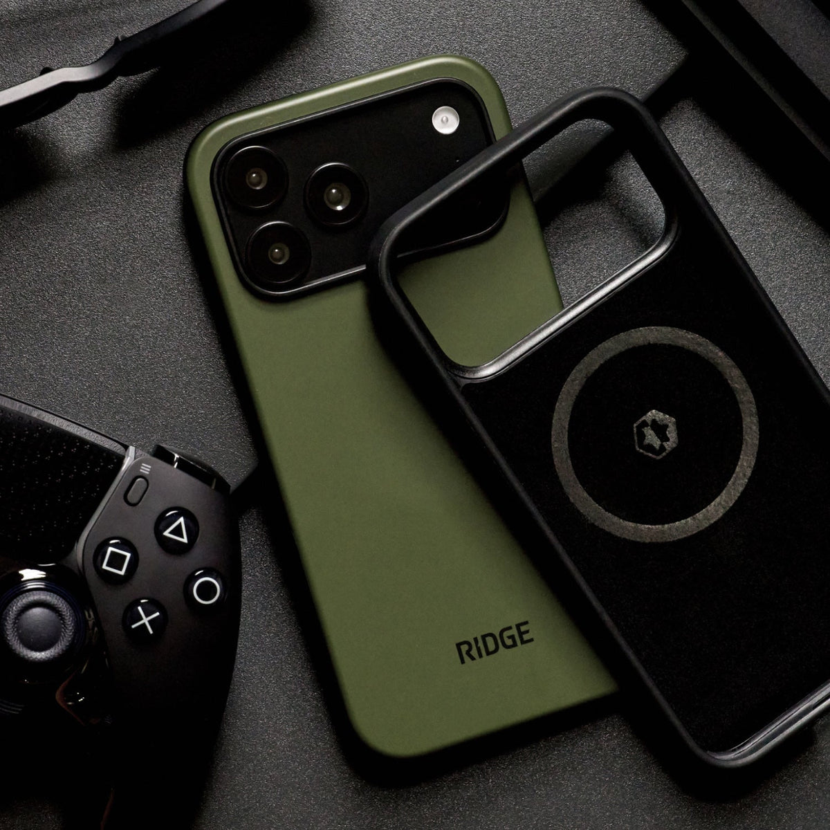 Ridge Phone Case - iPhone 18 Pro - Matte Olive
