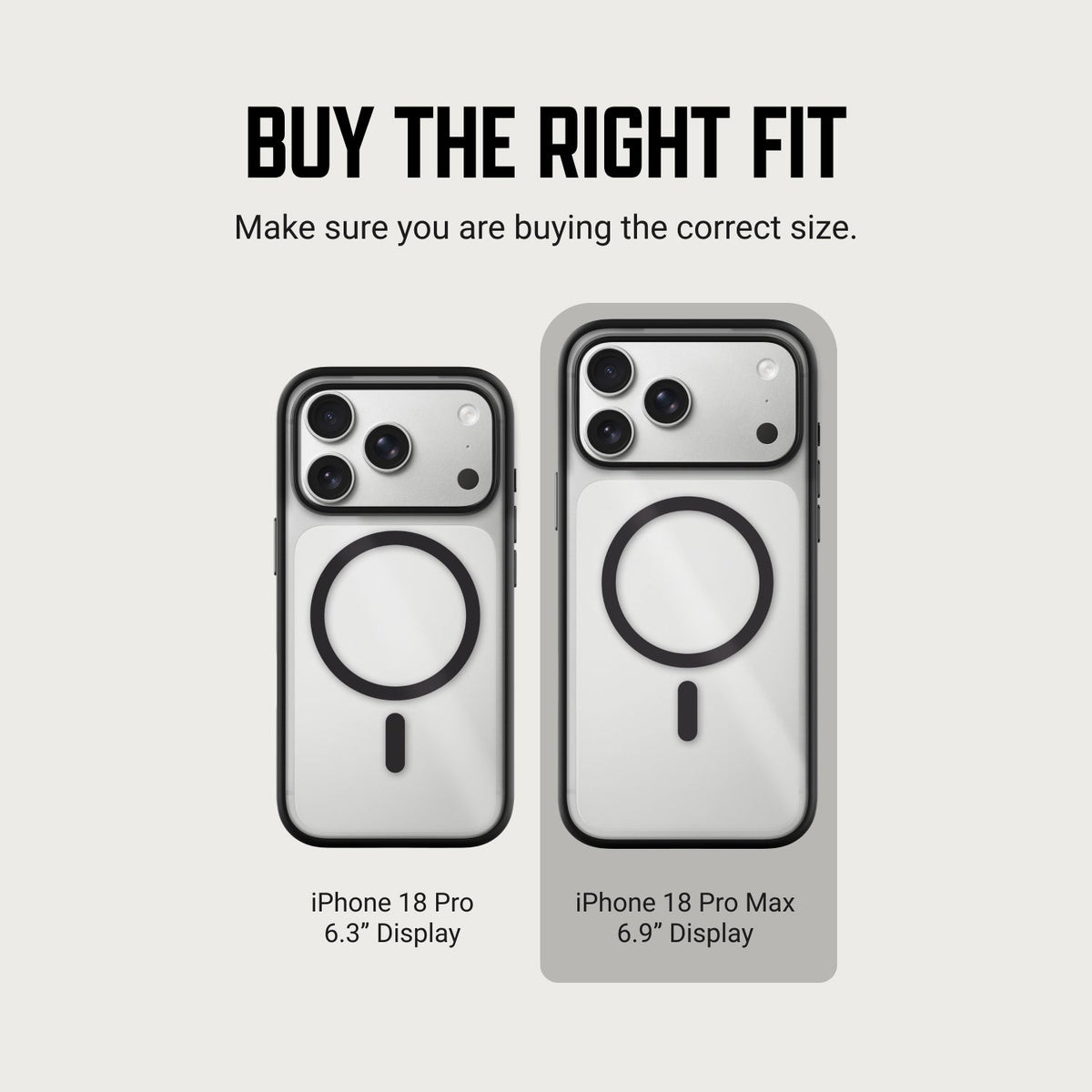 Ridge Phone Case - iPhone 18 Pro Max - Phantom