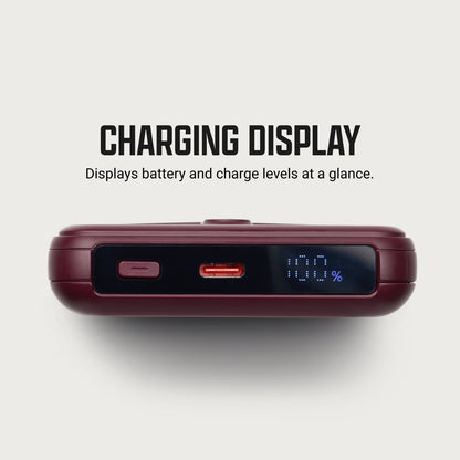 Ridge Power Bank - 10k mAh Bundle - Burgundy - 3-Pack