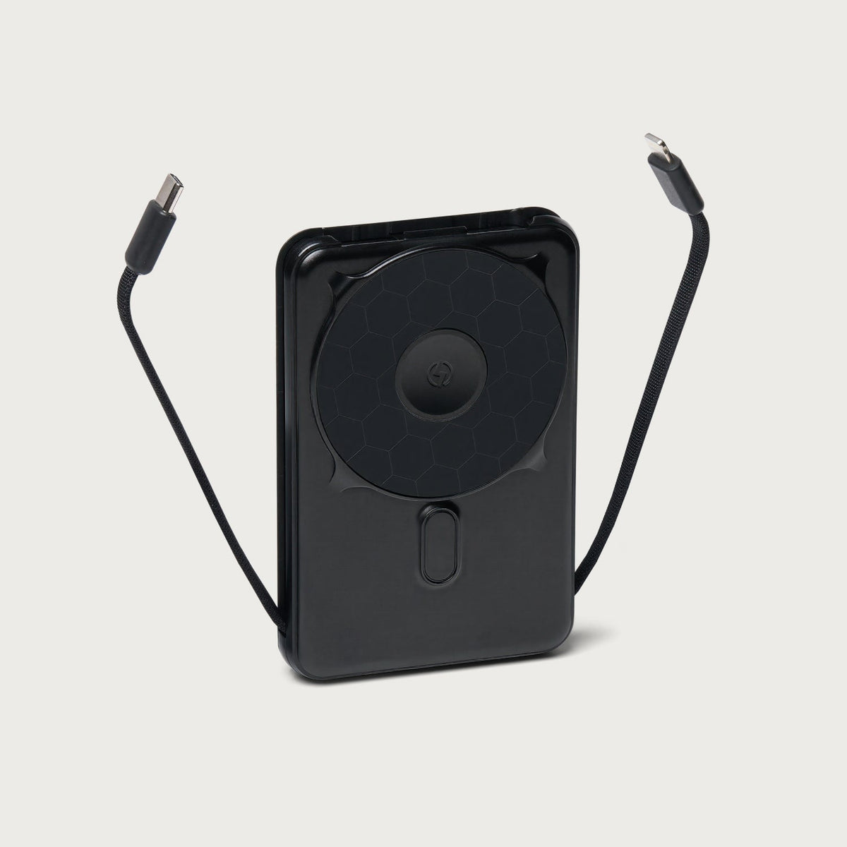 Ridge Wallet for MagSafe + Power Bank - Carbon Fiber 3K + Matte Black — image 3