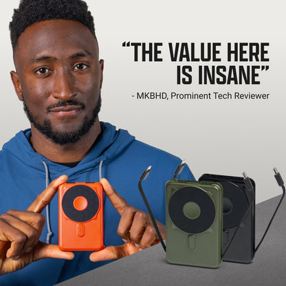 Ridge Wallet for MagSafe + Power Bank - Dark Harbor — infographic 1