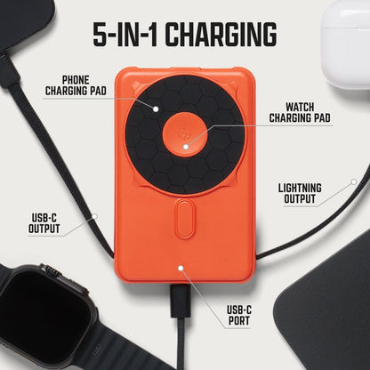 Ridge Wallet for MagSafe + Power Bank + KeyCase - Matte Black — infographic 2