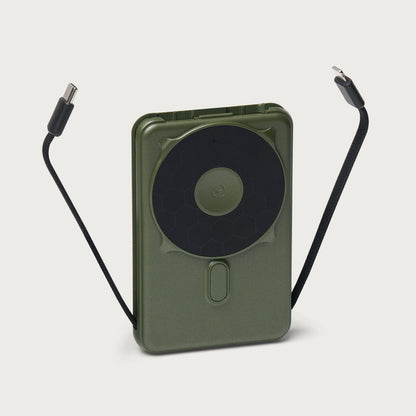 Ridge Wallet for MagSafe + Power Bank + KeyCase - Matte Olive — image 4