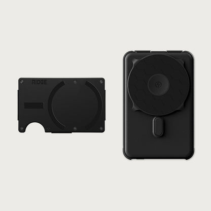 Ridge Wallet for MagSafe + Power Bank - Matte Black — image 1