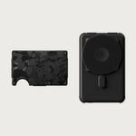 Ridge Wallet + Power Bank - Forged Carbon + Matte Black — image 1